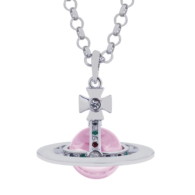 Vivienne Westwood Saturn Large Three-Dimensional Planet Necklace Classic Style