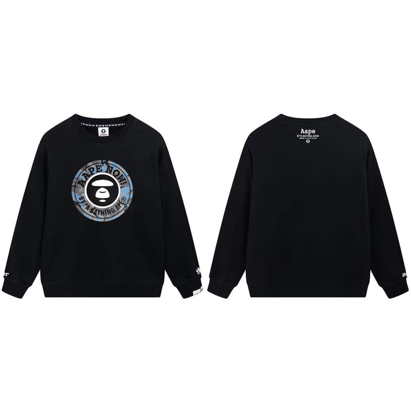 AAPE Camouflage Terry Hoodie for Men and Women