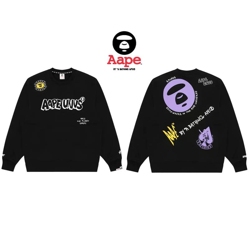 AAPE Camouflage Cardigan Baseball Jacket for Men and Women