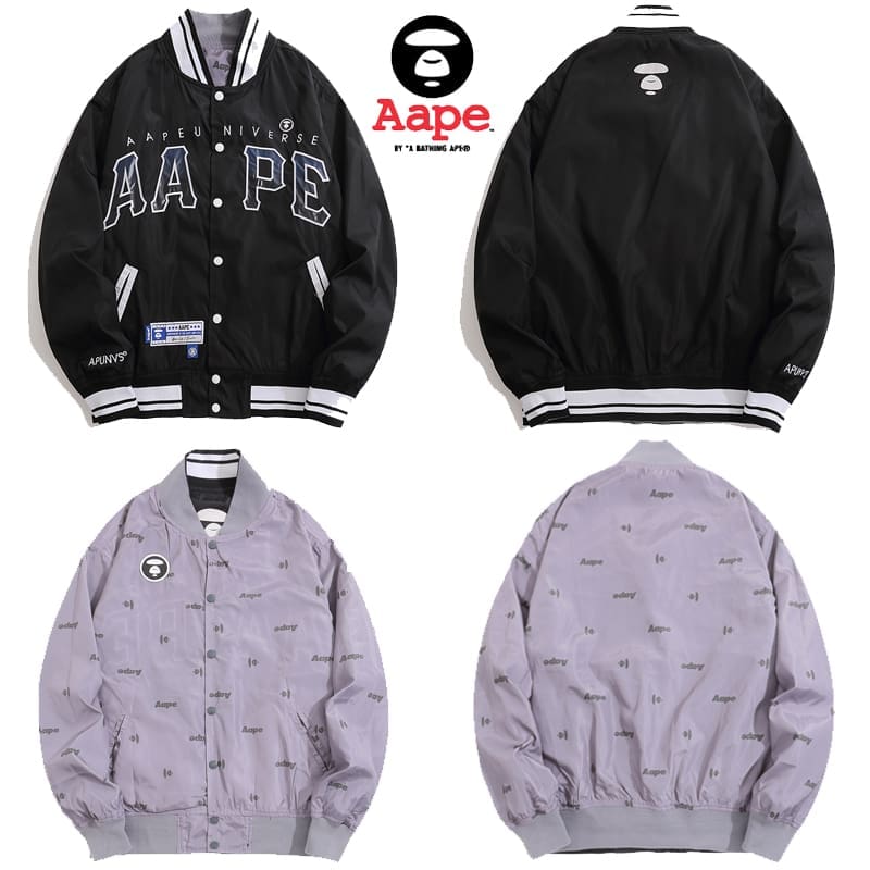 AAPE Camouflage Cotton Sweatpants for Men and Women