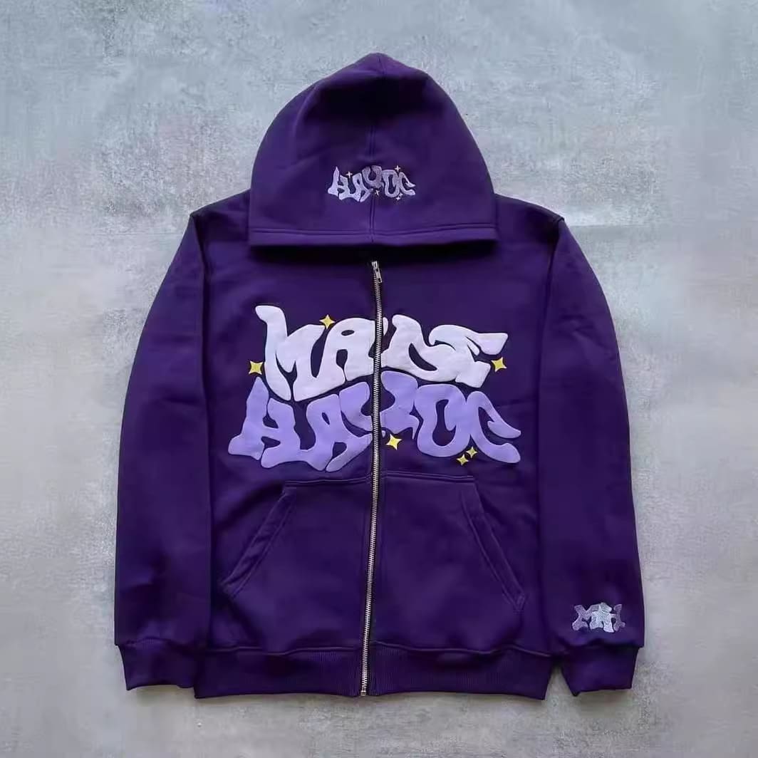 Letter Print Loose Sweatshirt Y2G Hip Hop Streetwear Pullover