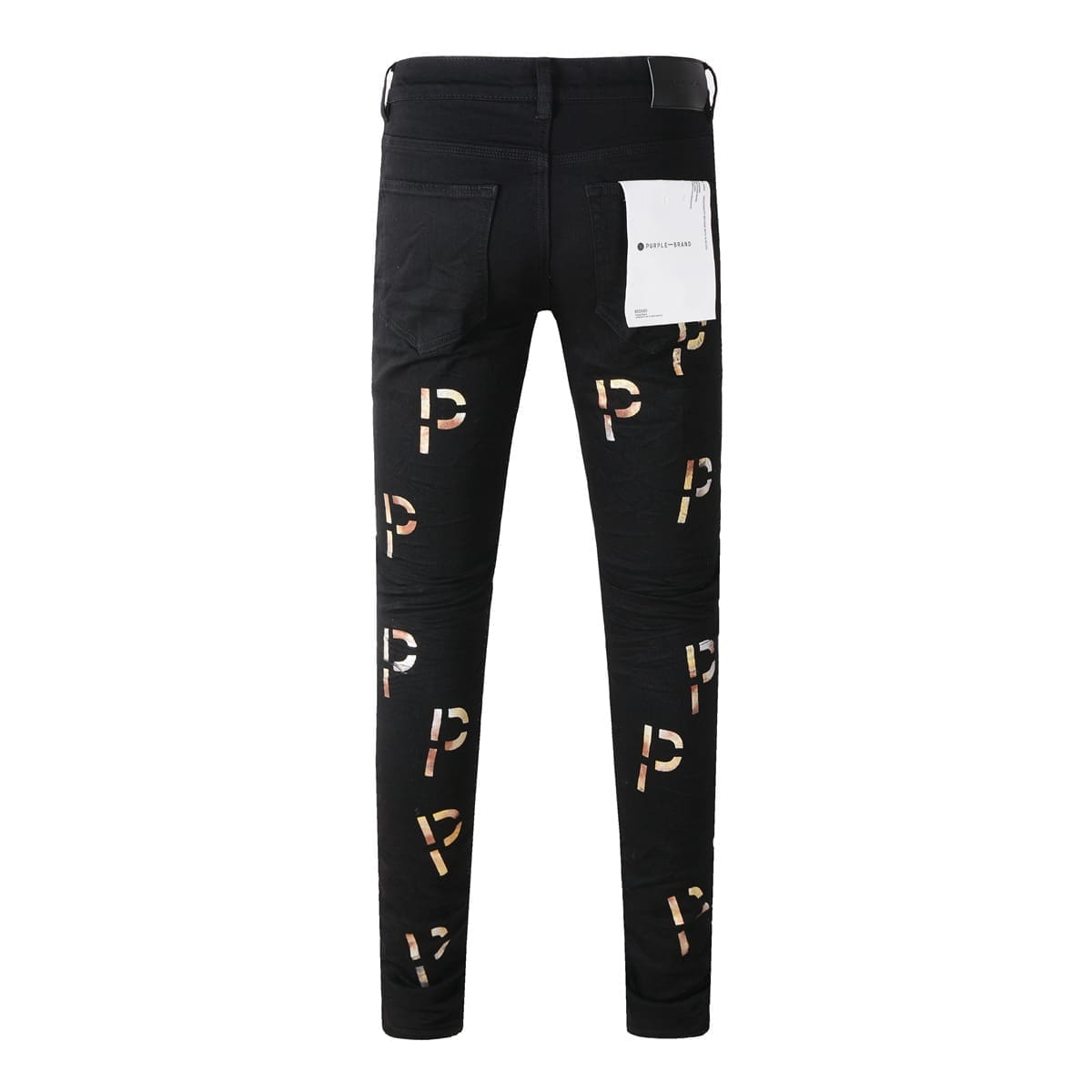 pu*re b*and jeans american gilded letter cross-border factory direct sales