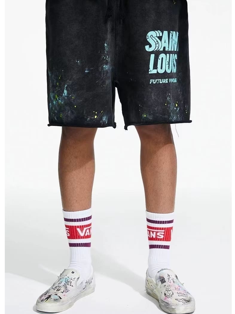 Saint Handmade Pants Leisure Shorts for Men and Women Fashion Brand