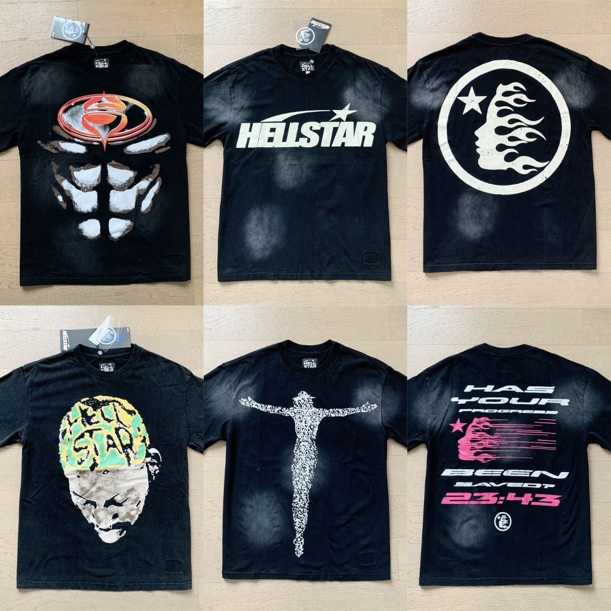 H*lst*r2024 summer new european and american fashion brand tshirt male and female large size loose pullover short sleeved t-shirt