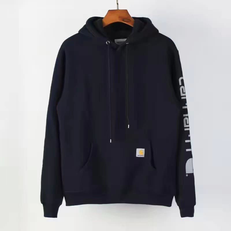 Kaha Kirin Hooded Sweater Reflective Print Fleece-Lined Hoodie