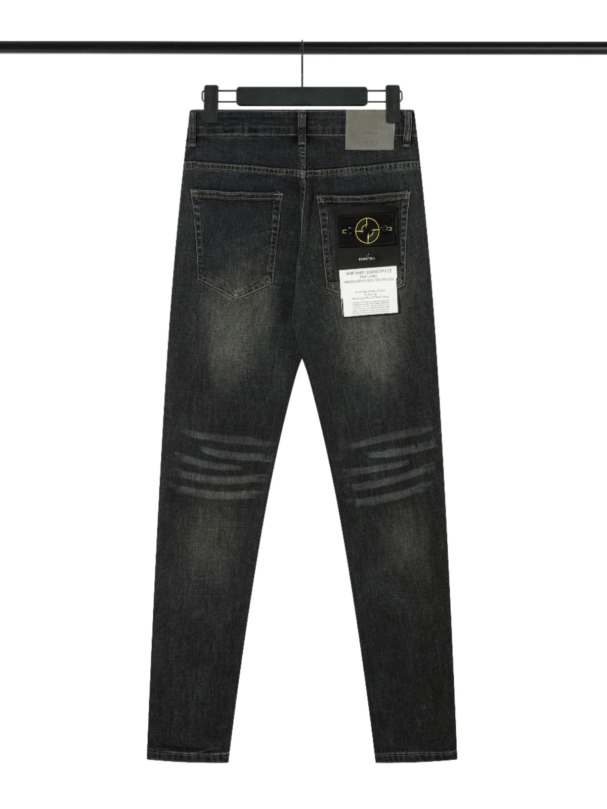 Stone Island Compass Badge Washed Distressed Casual Pants