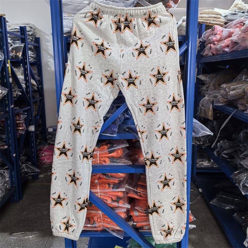 Denim Tears Full Printed Terry Hooded Sweater