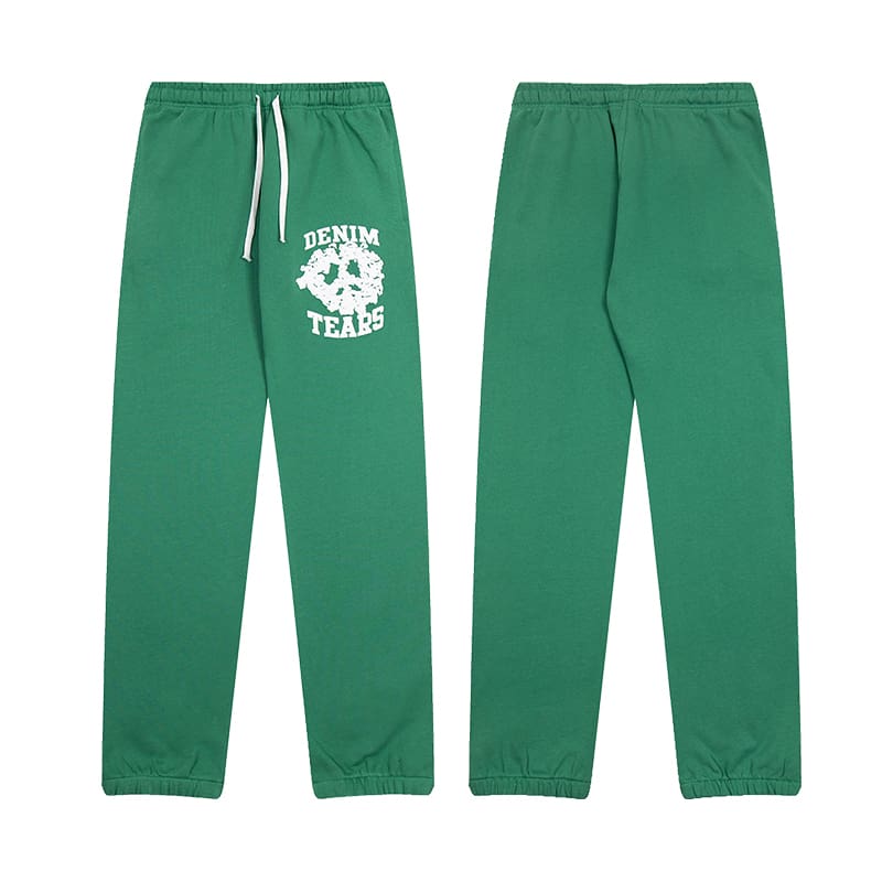 Denim Tears Puff Print Sweatshirt and Sweatpants Suit Autumn Winter