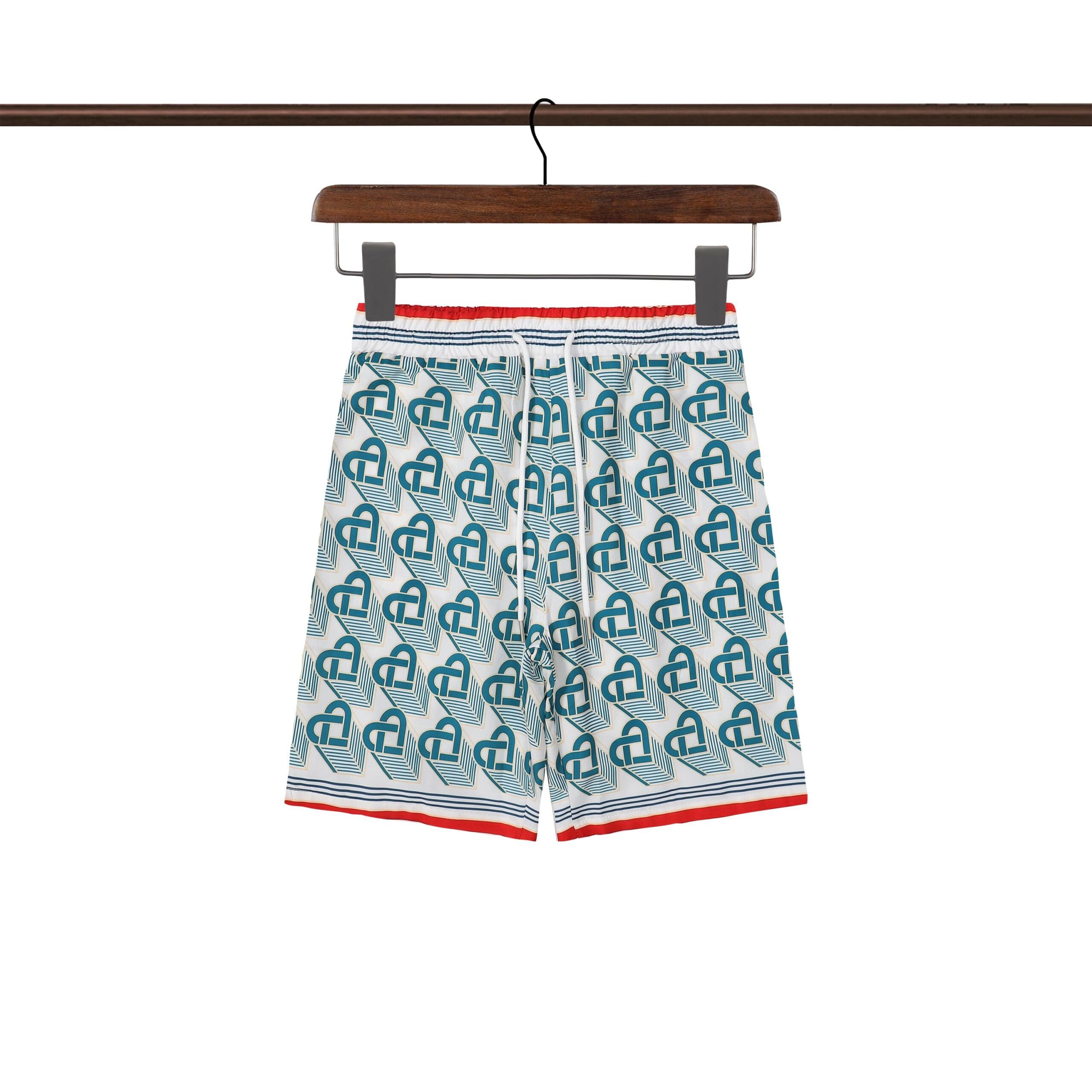 Casablanca Logo Love Full-Print Sports Casual Short Sleeve Shirt for Men and Women