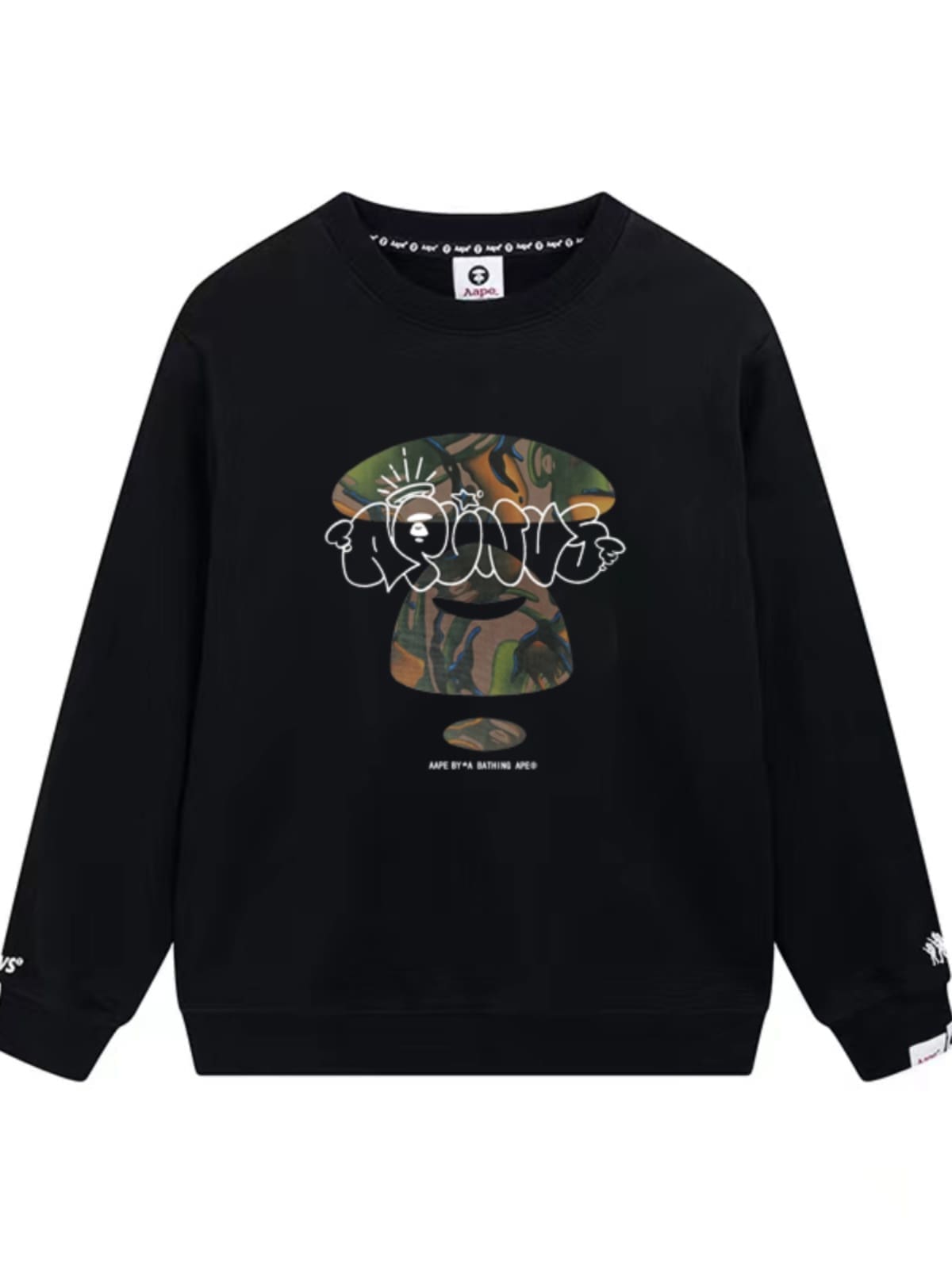 AAPE Camouflage Terry Hoodie for Men and Women