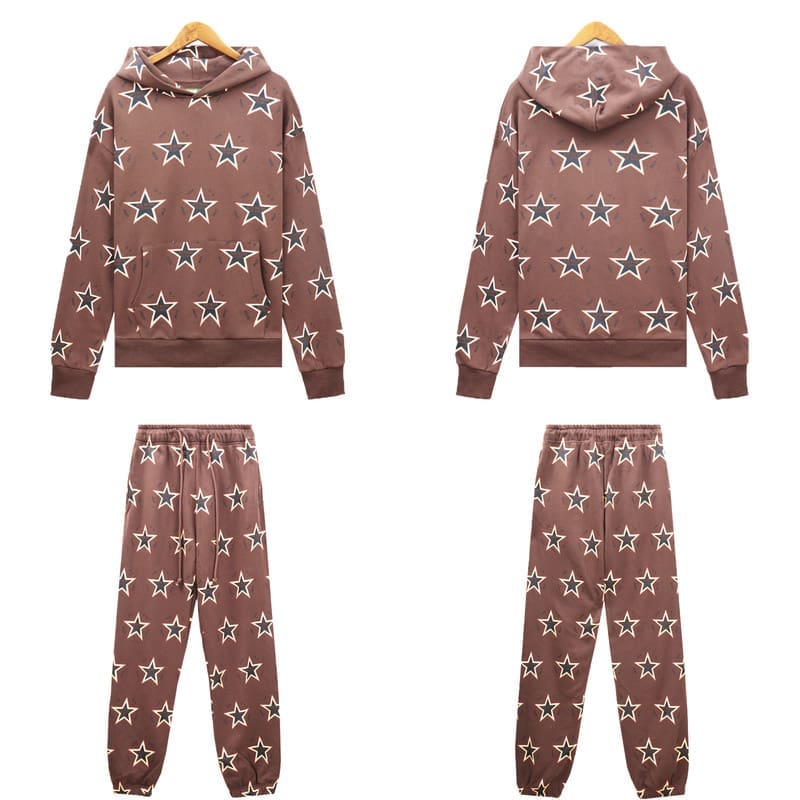 Denim Tears Printed Cotton Terry Hoodie and Pants Set