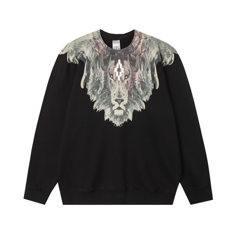 Marcelo Burlon Colorful Feather Wings Sweater Lightning Blade Hoodie A
