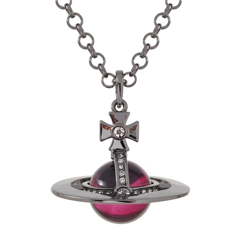 Vivienne Westwood Saturn Large Three-Dimensional Planet Necklace Classic Style