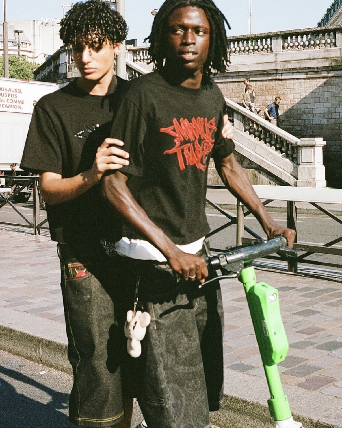 Minus Two Short Sleeve T-Shirt Hip Hop Street Fashion