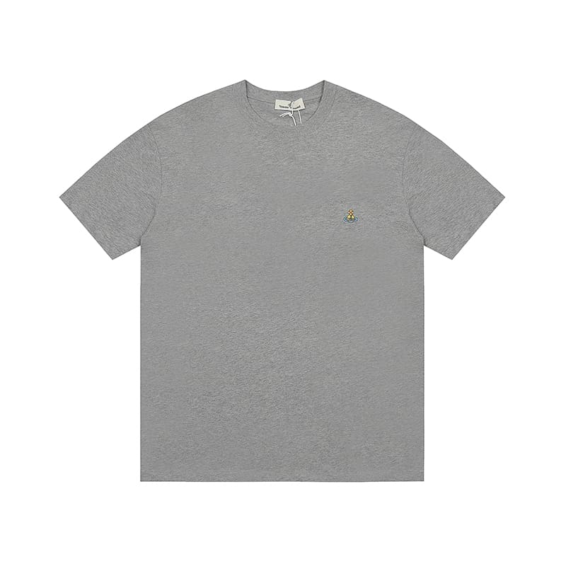 Vivienne Westwood Splash-Ink Embroidery Star Print Loose T-Shirt Half Sleeve