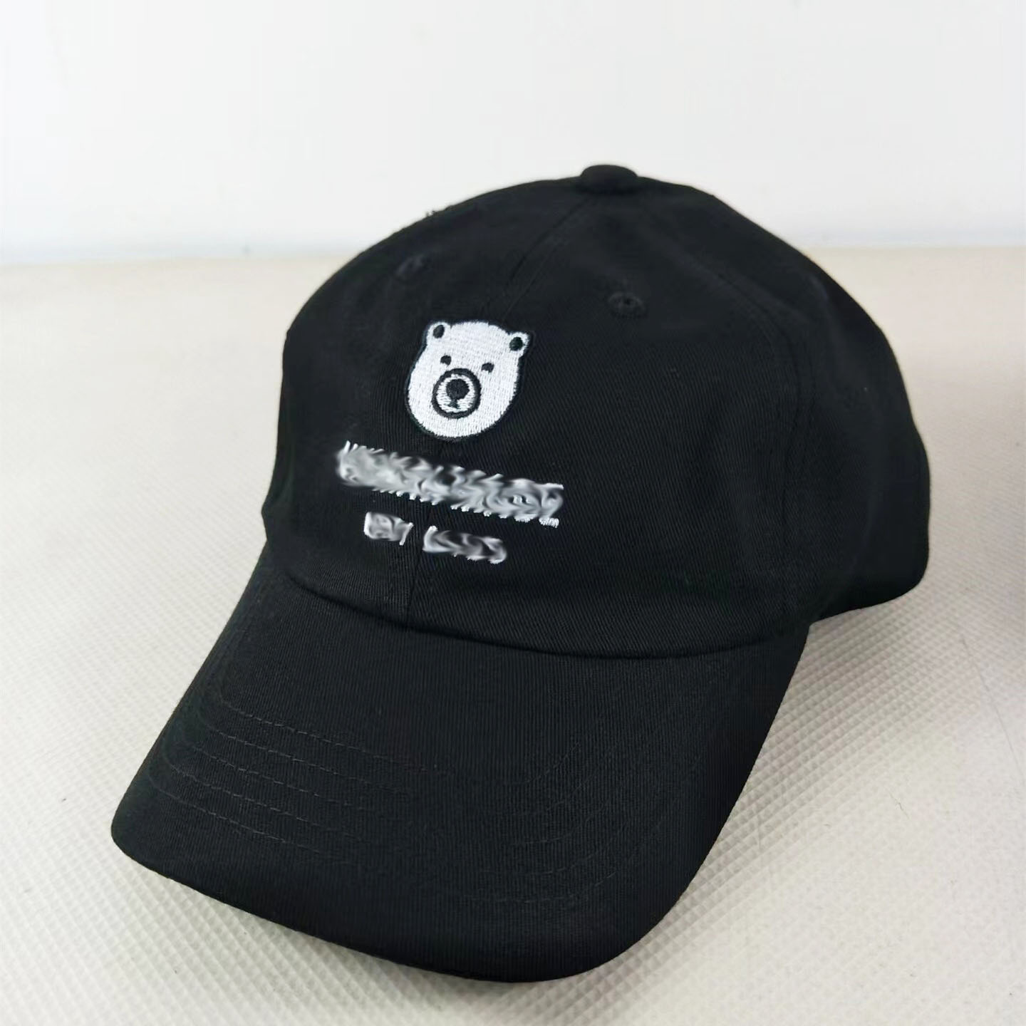 human made hat Japanese pig polar bear duck embroidered baseball cap soft top retro trendy peaked cap for women