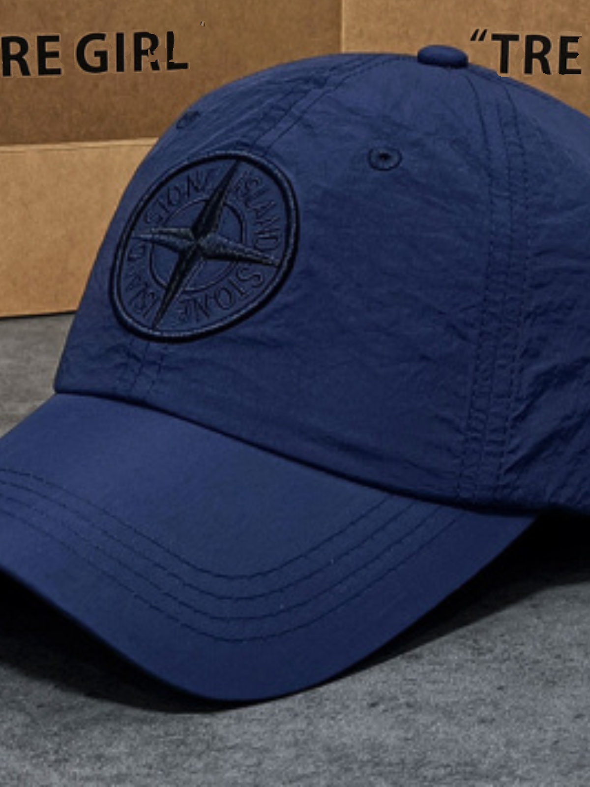 Stone Island Stone Island hat ultra-thin metal nylon peaked cap golf baseball cap sun hat