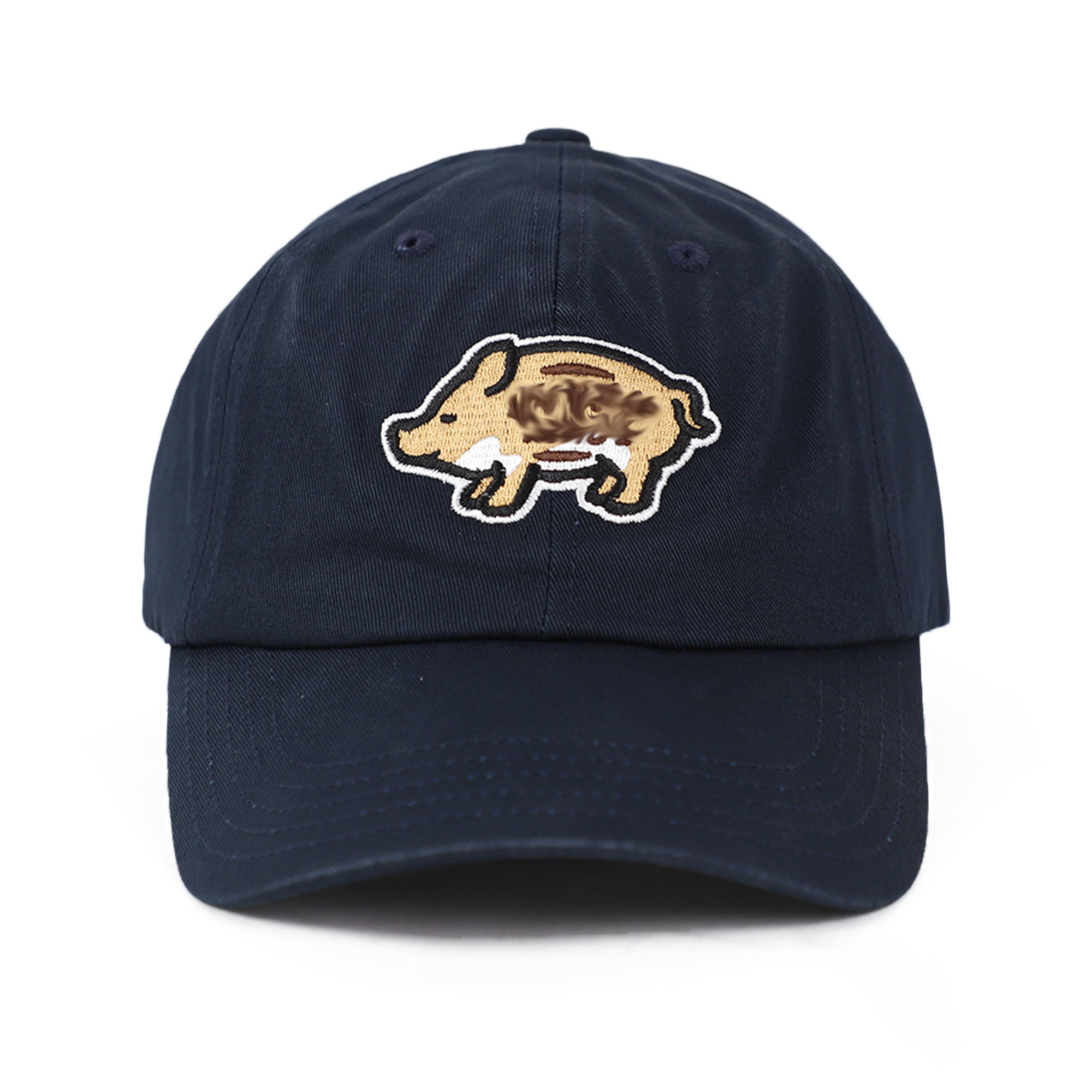 human made hat Japanese pig polar bear duck embroidered baseball cap soft top retro trendy peaked cap for women