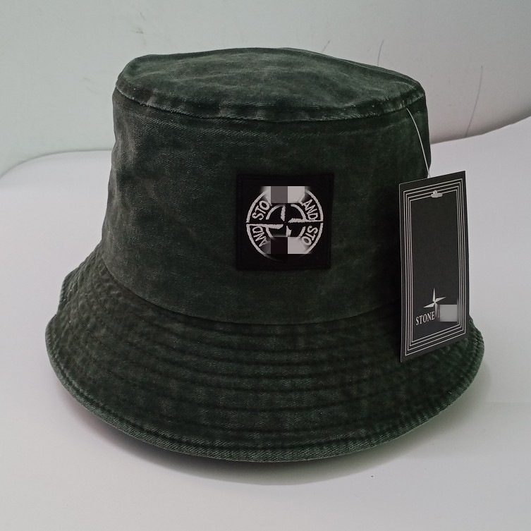 Stone Island men’s and women’s trendy fashion fisherman hat nylon quick-drying drawstring sun protection sun hat outdoor climbing hat