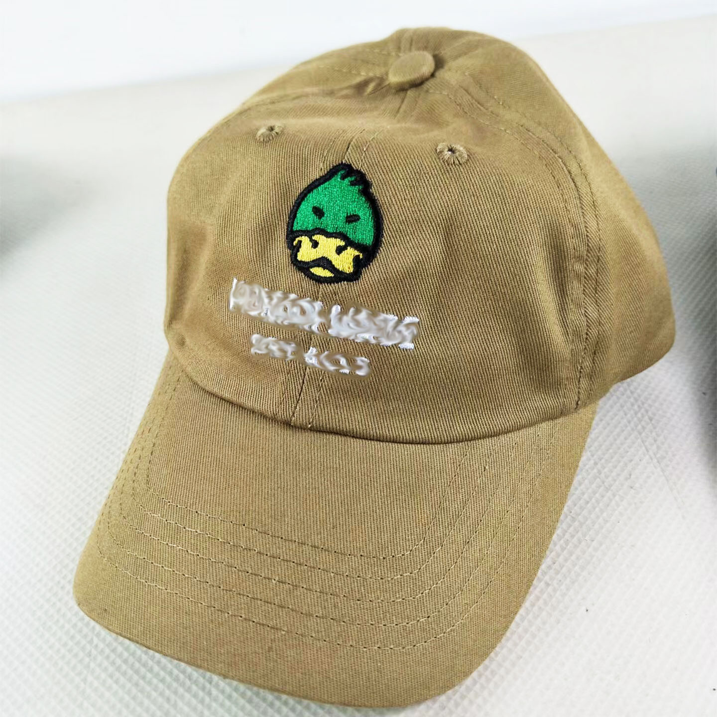 human made hat Japanese pig polar bear duck embroidered baseball cap soft top retro trendy peaked cap for women