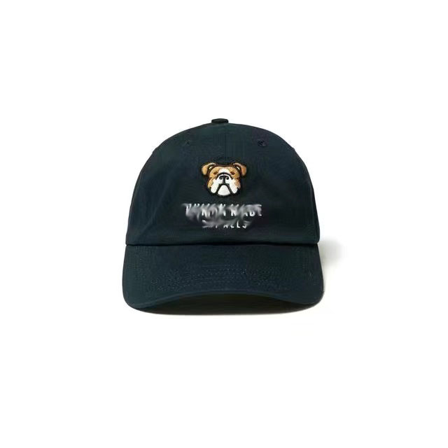 human made hat Japanese pig polar bear duck embroidered baseball cap soft top retro trendy peaked cap for women